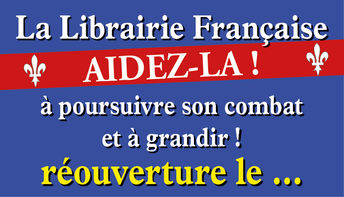 La Librairie française déménage