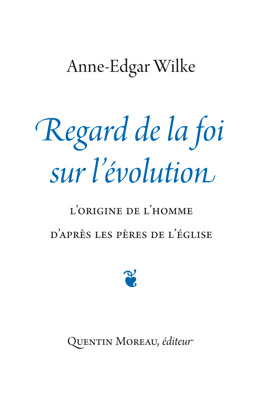 Regard de la foi sur l’évolution