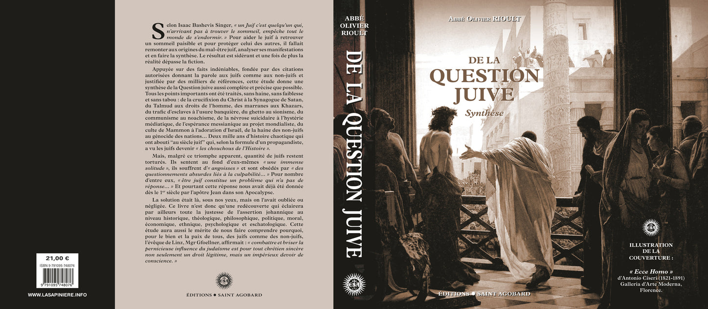 De la question juive Synthèse abbé Olivier Rioult CSRB
