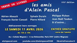 Fête des amis d'Alain Pascal 2026
