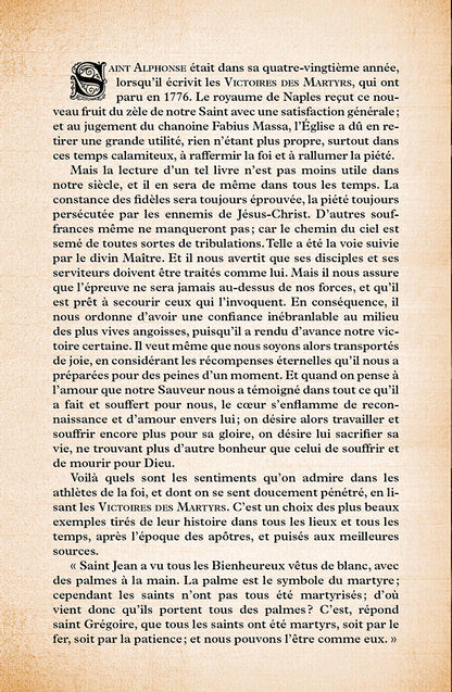 Victoires des Martyrs ou vies des plus célèbres martyrs de l'Église