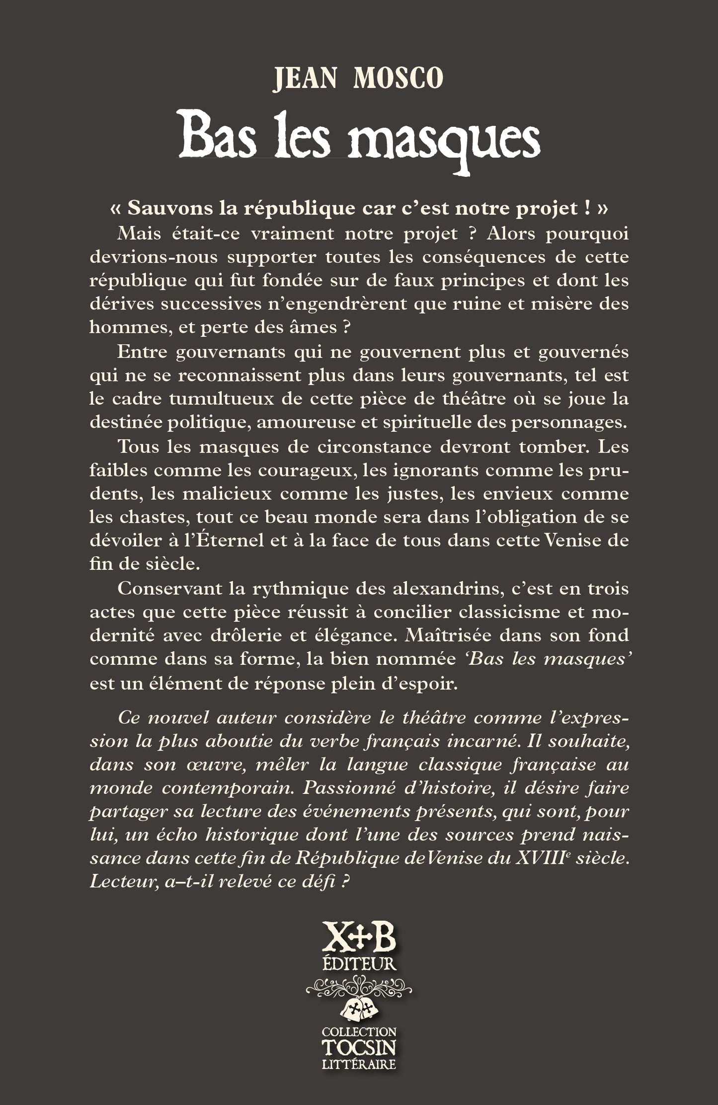Bas les masques !