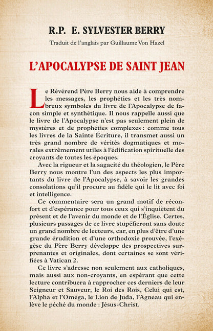 L'Apocalypse de Saint Jean