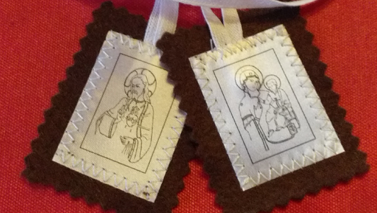 Scapulaires de Notre-Dame du Mont Carmel (Lot de 10)